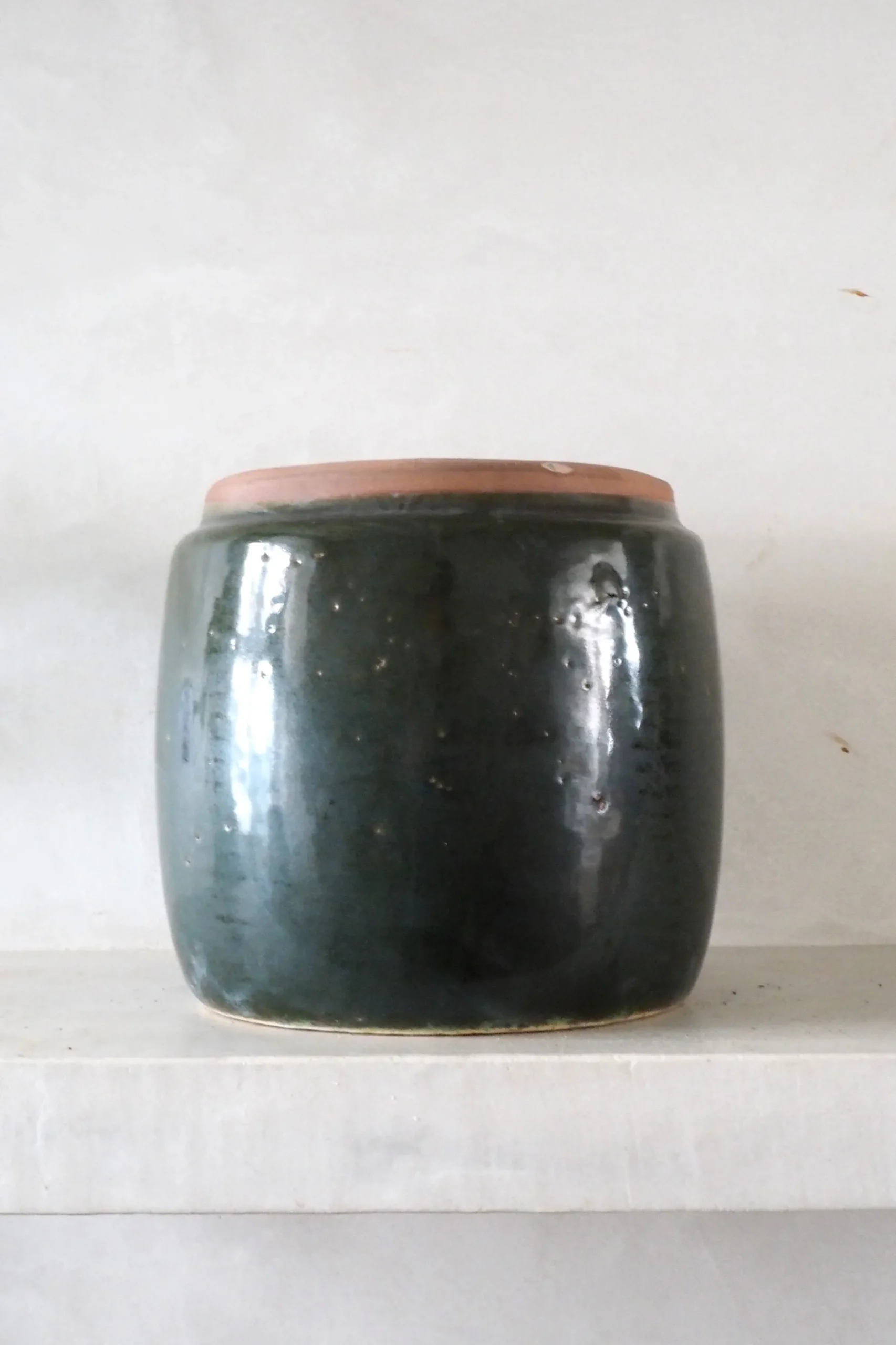 Glaserede Krukker|Mellem^PLANT Berit krukken, Grøn ø 22 cm