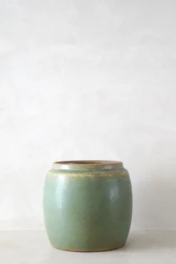 Glaserede Krukker|Lille^PLANT Berit, lysegrøn, ø12 cm