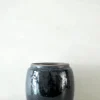 Glaserede Krukker|Mellem^PLANT Berit, sort, ø12 cm