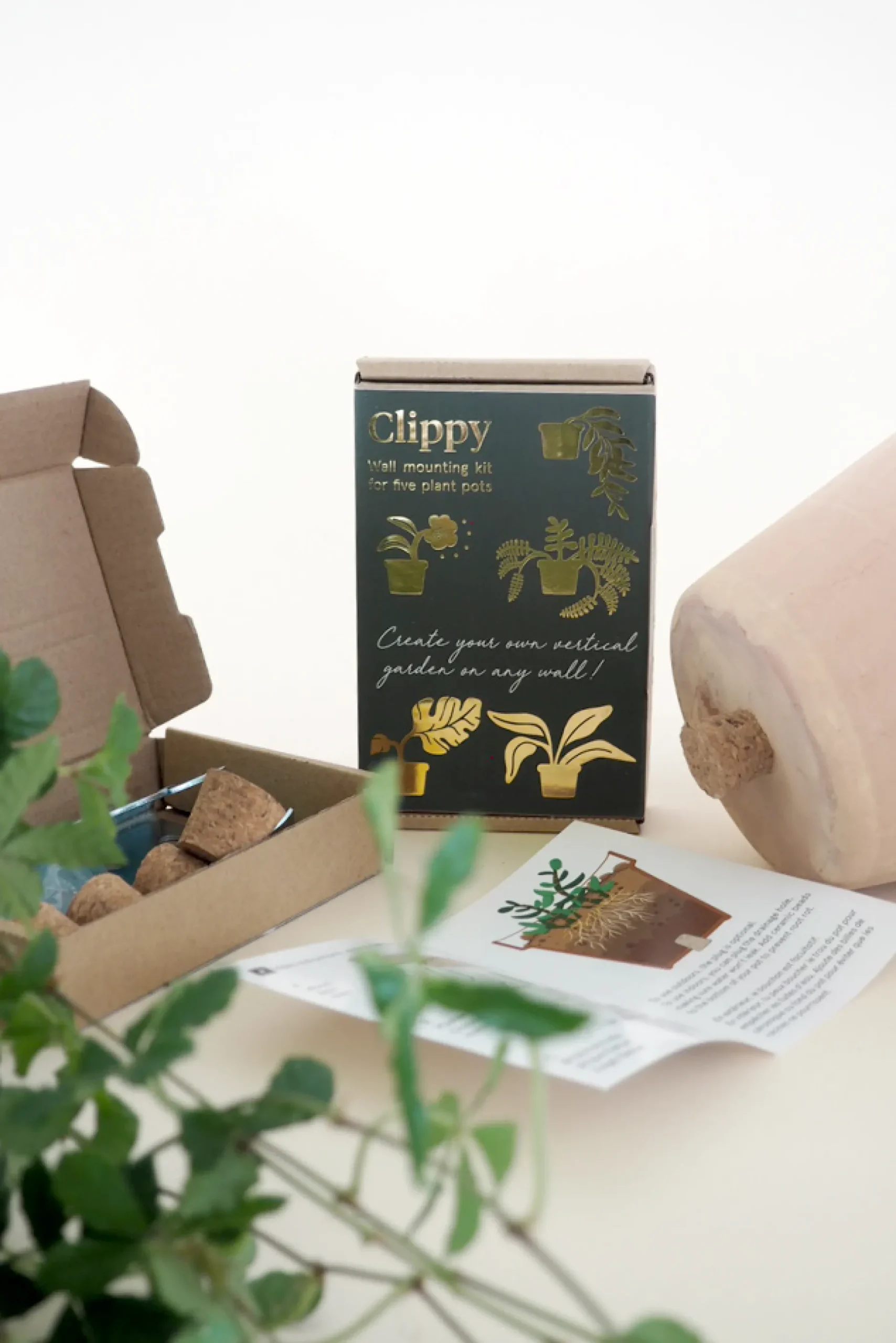 Hængekrukker Og Ophæng^PLANT Clippy vægophæng