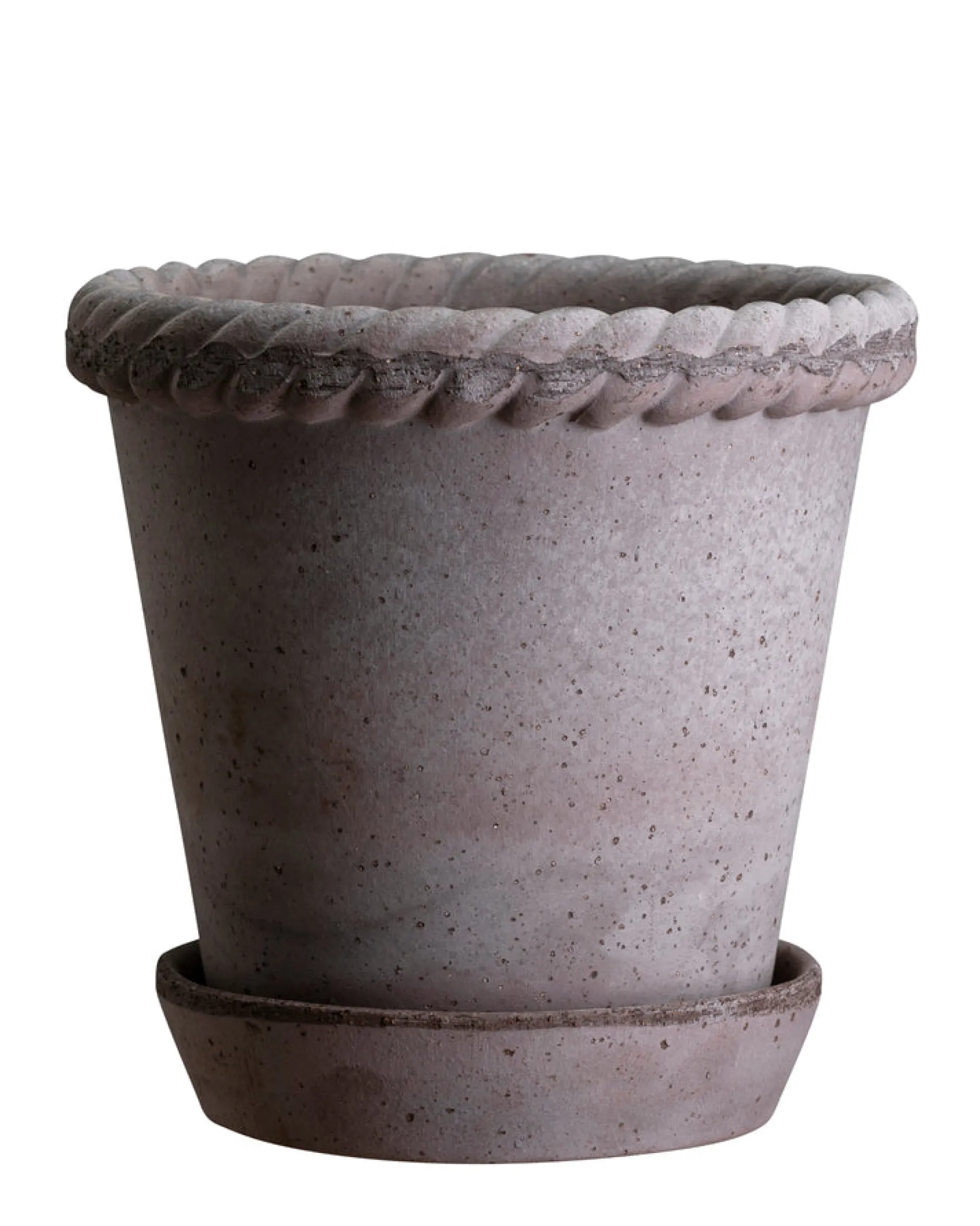 Terrakotta-Krukker|Stor^PLANT Emilia krukke, raw grey