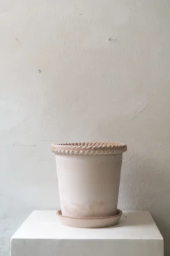 Terrakotta-Krukker|Stor^PLANT Emilia krukke, raw rosa