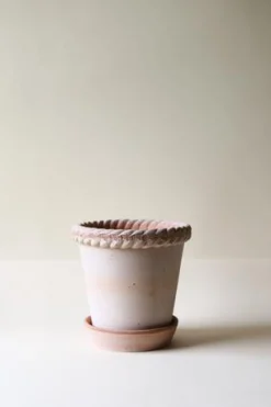 Terrakotta-Krukker|Stor^PLANT Emilia krukke, raw rosa