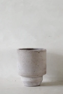 Terrakotta-Krukker|Hoff Krukke Serien^PLANT Hoff krukke, raw grey
