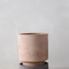 Terrakotta-Krukker|Hoff Krukke Serien^PLANT Hoff krukke, raw rosa + raw grey underskål