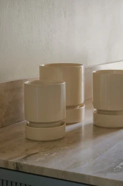 Terrakotta-Krukker|Hoff Krukke Serien^PLANT Hoff krukke, Sandstone
