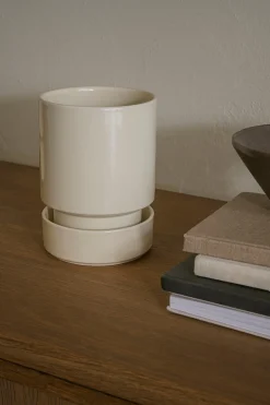 Underskåle|Hoff Krukke Serien^PLANT Hoff underskål, glaseret Sandstone