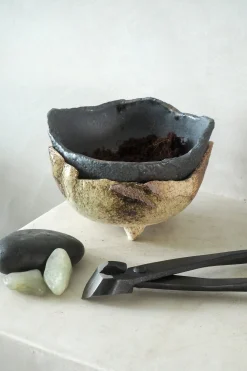 Lille|Bonsai^PLANT Japansk bonsai krukke, håndlavet, sort