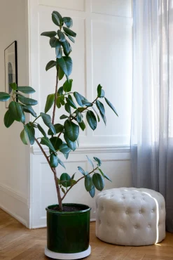 Terrakotta-Krukker|Stor^PLANT Modena gulvkrukke - Emerald Green
