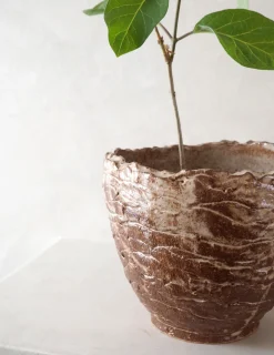 Håndlavede Krukker^PLANT StineMei krukke - red