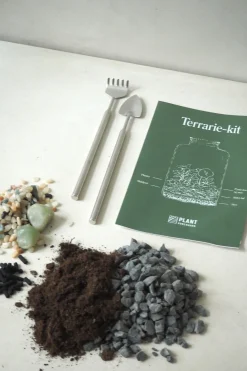 Planter Og Værktøj Til Terrarier|Terrarie Diy Kit^PLANT Terrariekit u. glas