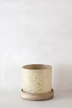 Håndlavede Krukker|Glaserede Krukker^PLANT V.O krukke - sand, small